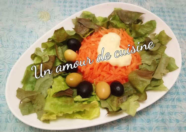 Recette de Récompense-gagner Salade de crudités