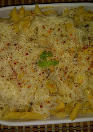 Tejszínes csirke minden jóval recept fotója