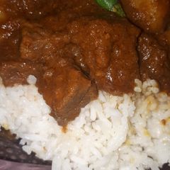 A picture of Beef Cumin Curry.