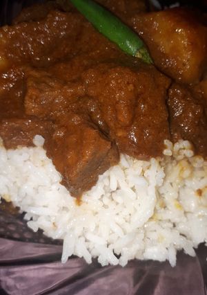 A picture of Beef Cumin Curry.