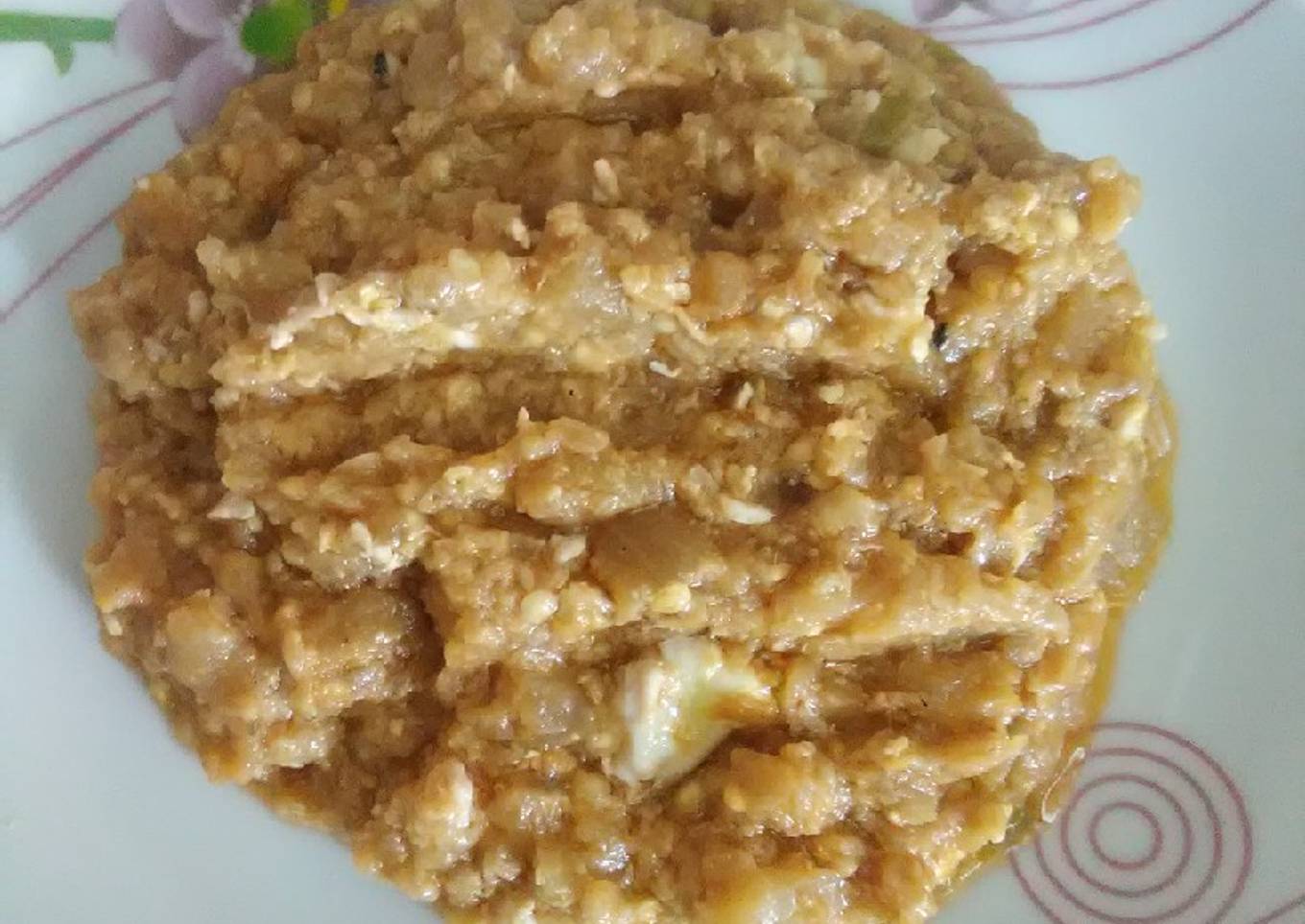 Berenjenas con huevo