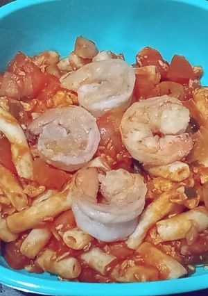 รูปของ มักกะโรนีกุ้ง - คีโต