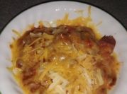 A picture of hot dog chili