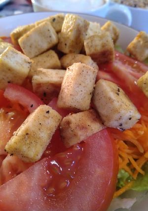 Une photo de Tofu frit