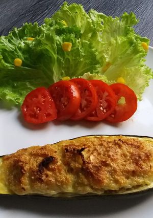 Une photo de Courgettes farcies au quinoa