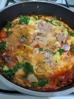 صورة لوصفة طماطم 🍅بالبيض🥚 والجبن 🧀