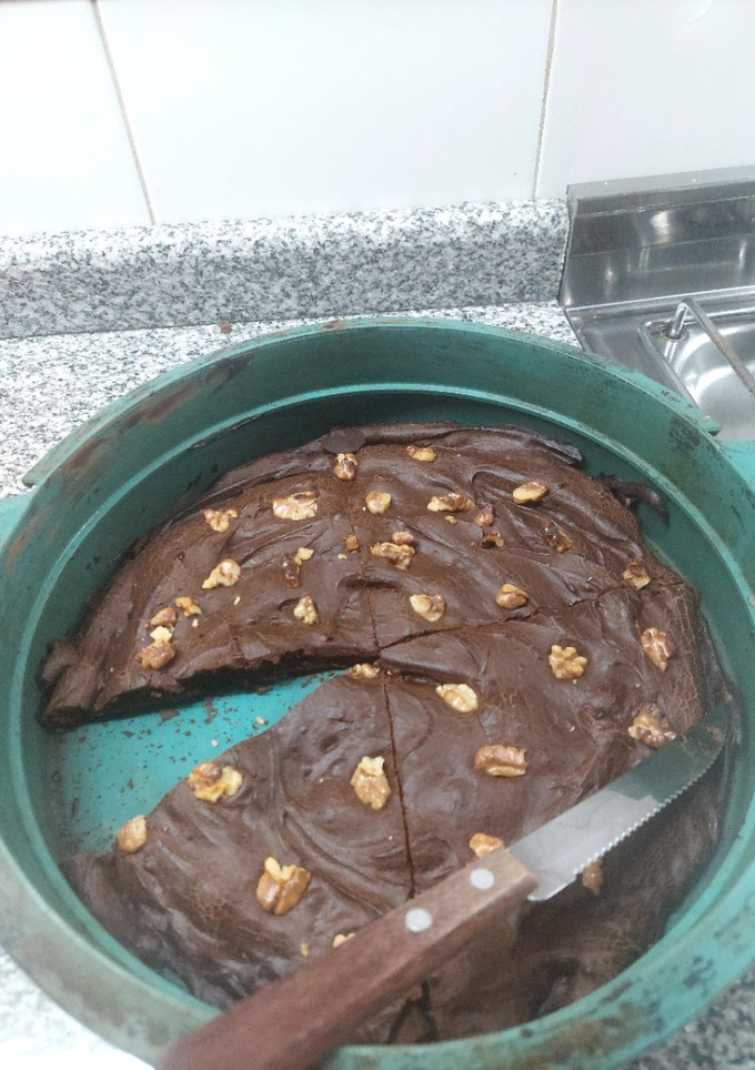 Una foto de Brownie sin tacc, sin azúcar y sin lactosa