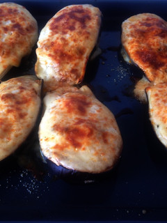 Una foto de Berenjenas de bonito gratinadas