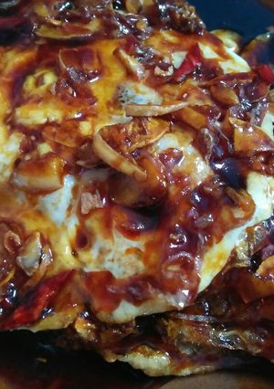 Foto resep CEPLOK TELOR KECAP KEKINIAN (kata bocah jaman now)😂