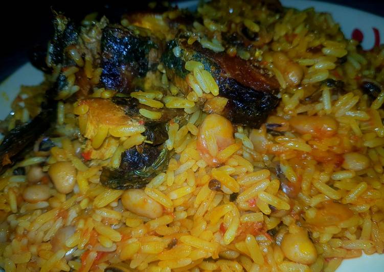 Recipe of Homemade Palm oil jollof rice