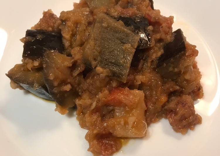 Berenjenas con Tomate y Dátiles (Thermomix)