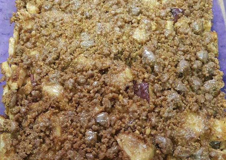 Recipe of Homemade Apple Streusel Bars