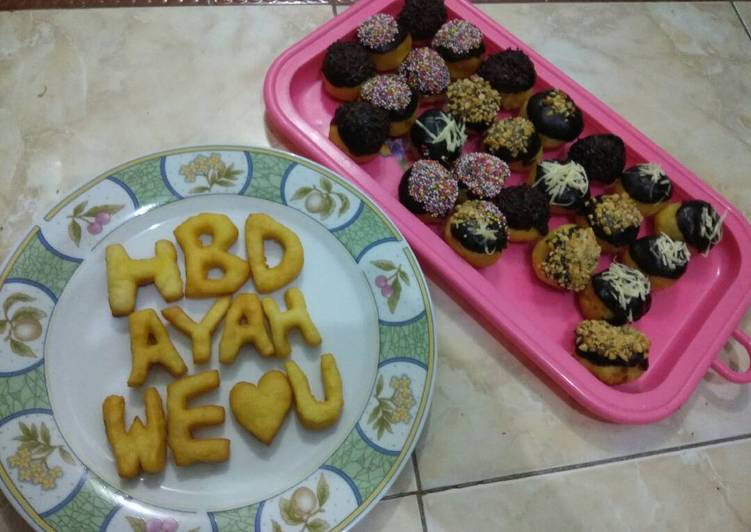 Resep Birthday Donat Misua Anti Gagal