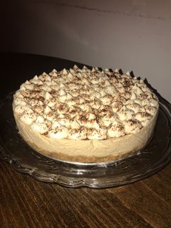 Una foto de Cheesecake de café 🍰☕️