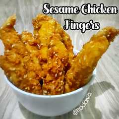 A picture of Sesame Chicken Fingers.