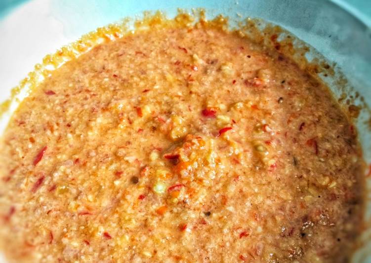 Cara Gampang Menyiapkan Sambal Kacang Anti Gagal