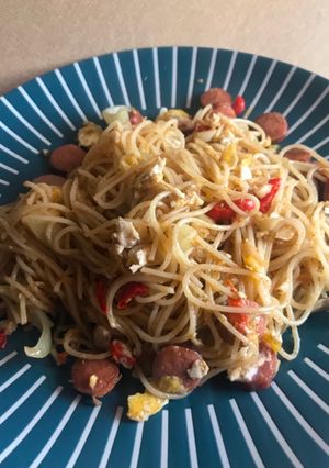 Foto resep Spaghetti Tuna Aglio Olio Simple!