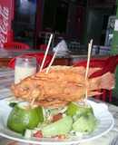 Pescado frito estilo Ecuador