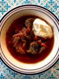 Borsch/Борщ (beet soup)