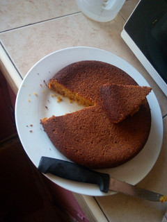 A picture of Mango/carrot cake.... #Baking for kids...