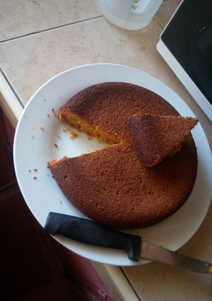 A picture of Mango/carrot cake.... #Baking for kids...