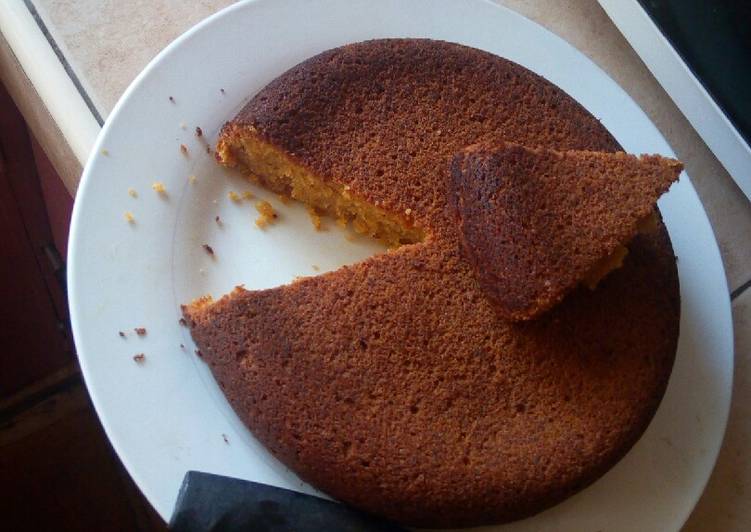 Recipe of Homemade Mango/carrot cake…. #Baking for kids..