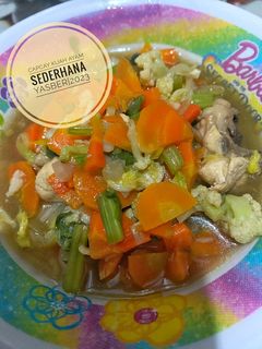 Foto resep Capcay ayam kuah