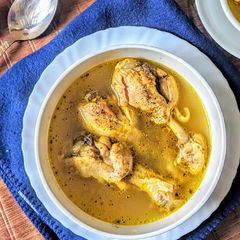 A picture of Chicken soup.