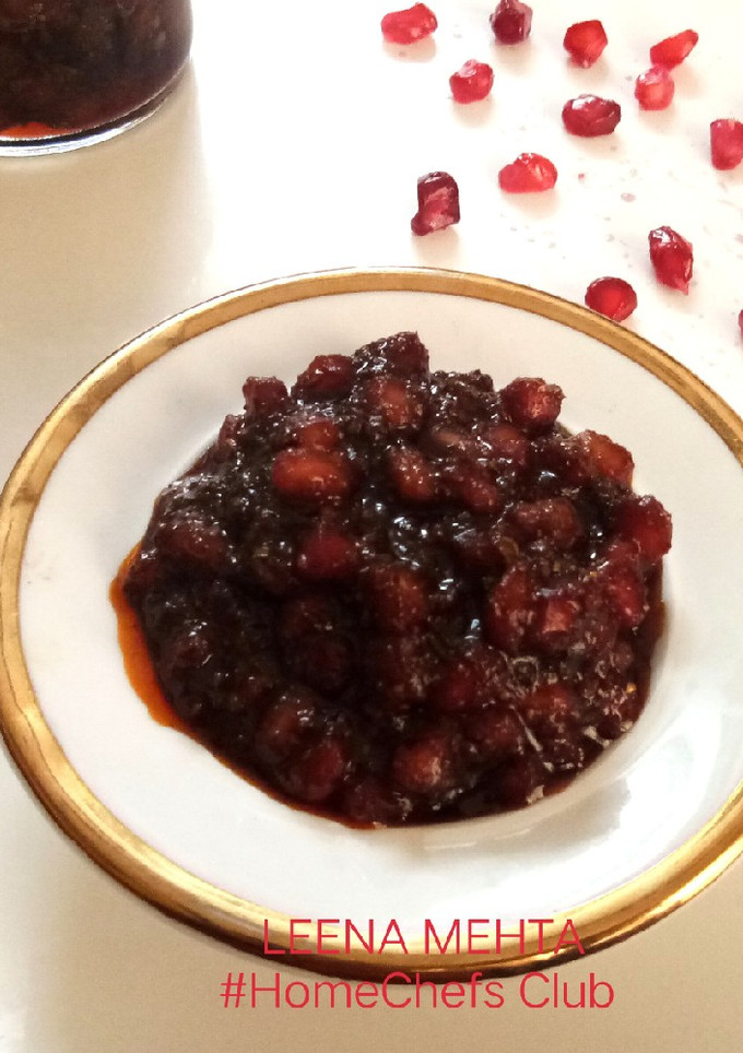 A picture of Pomengranate Pickle.