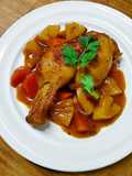ไก่อบซอสสับปะรด