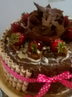 Una foto de Torta de cumpleaños