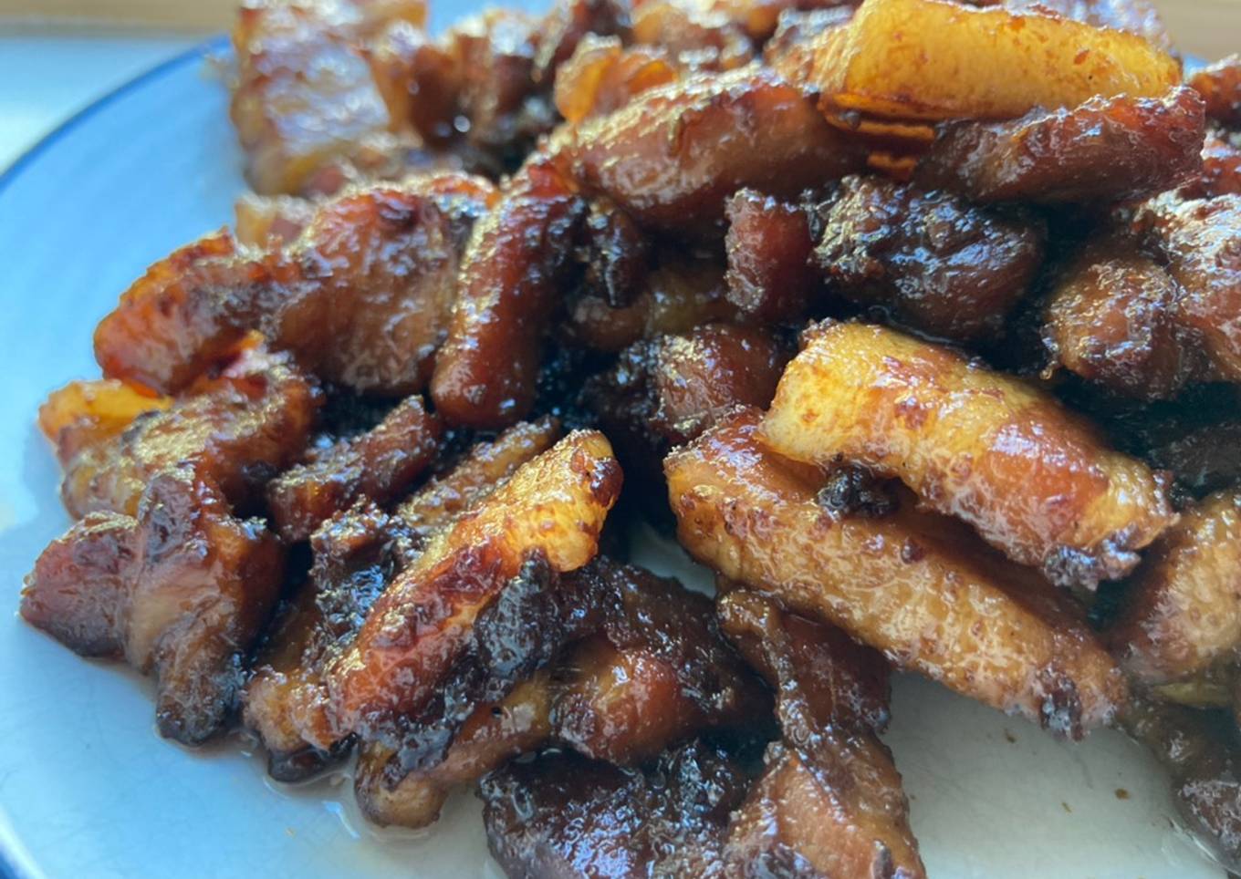 Caramelized Pork Belly, marinasi doang, simple 😌