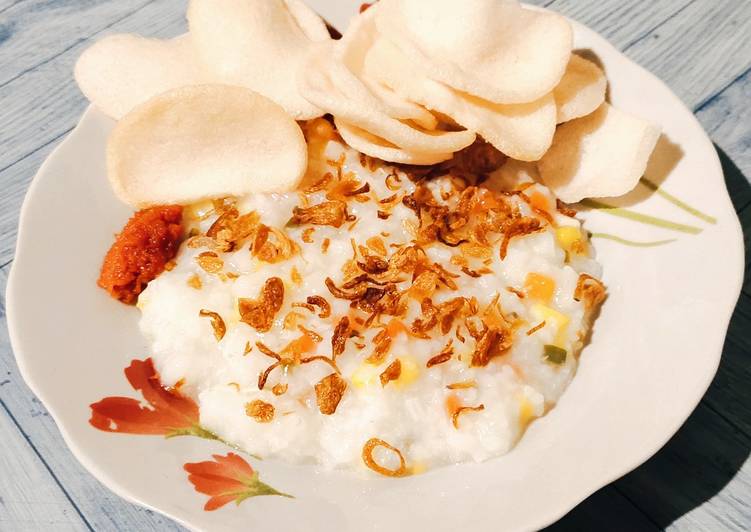 Resep !MANTAP Bubur Ayam Sederhana 🥣🐔 menu masakan harian