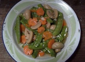 Foto resep Tumis arcis+wortel+jamur saus tiram