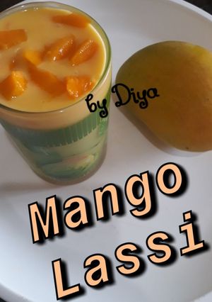 A picture of Mango lassi.