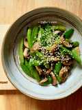 Sweet Pea - Champignon Sauteed (Tumis Kapri Manis & Jamur)