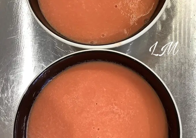 Pasos sencillos para Hacer  Sopa fría de sandía