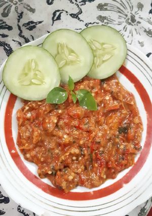 Foto resep Sambal trasi pecel lele