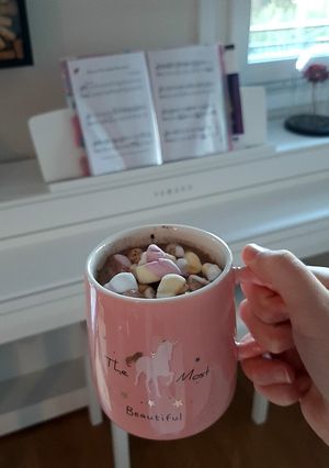 Φωτογραφία της συνταγής Unicorn magic hot chocolate 🦄🦄🦄