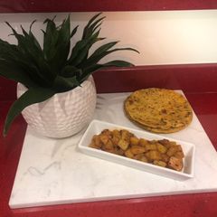 A picture of Potato Curry Dry (Koru Shaak).