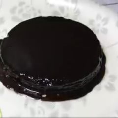 Dark chocolate cake A picture of Dark chocolate cake.