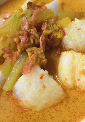Foto resep Ketupat sayur labu