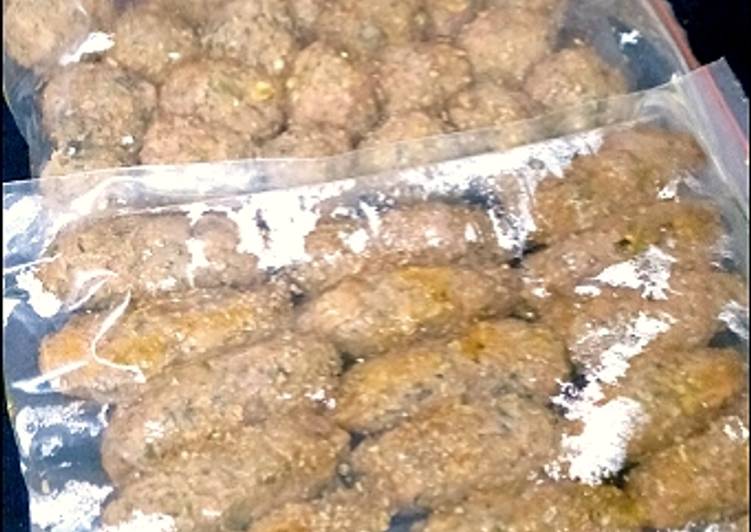 Recipe of Homemade Mutton kofty And mutton cheek kabab Ramzan frozen