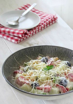 Foto resep Salad Buah ala Indi