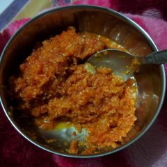 A picture of Gajar ka halwa.
