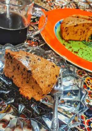 عکسی از دستور کیک رژیمی😋
