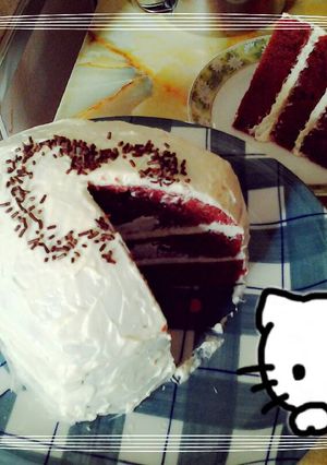 Foto resep ✜ Red Velvet kukus ✜ (˙◁˙ )ﾊﾟｧ
