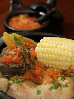 Una foto de Sancocho colombiano