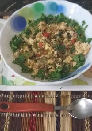 A picture of Paneer bhurji.