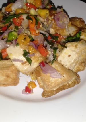 Foto resep Tahu goreng sambal matah